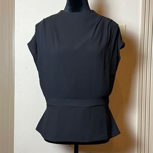 Express Black Peplum Top, Size M
